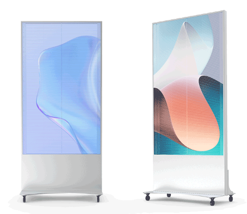 All-in-one Transparent LED Poster | C-series